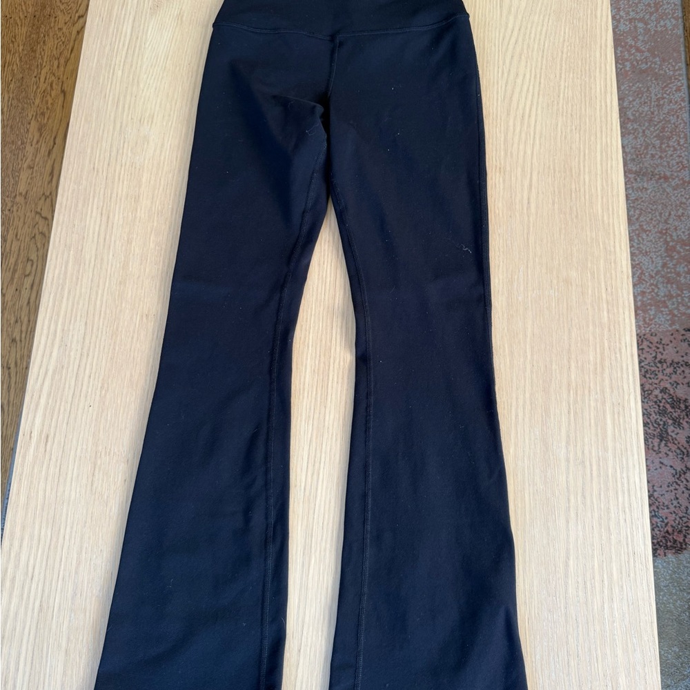 ALO Yoga Black Boot Airbrush Leggings